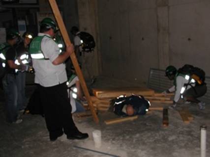 Trapped Victim Rescue Demonstration