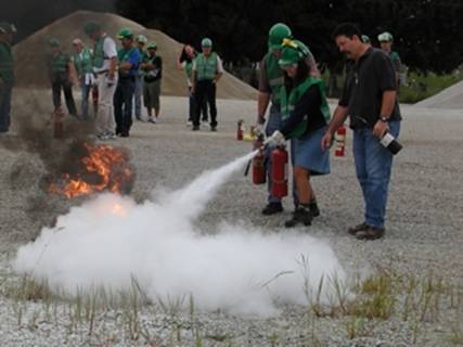 Fire Extinguisher Demonstration
