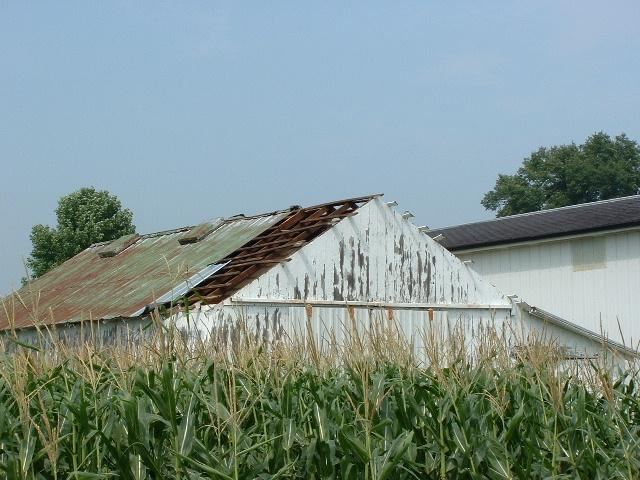 Damaged Barn Roof